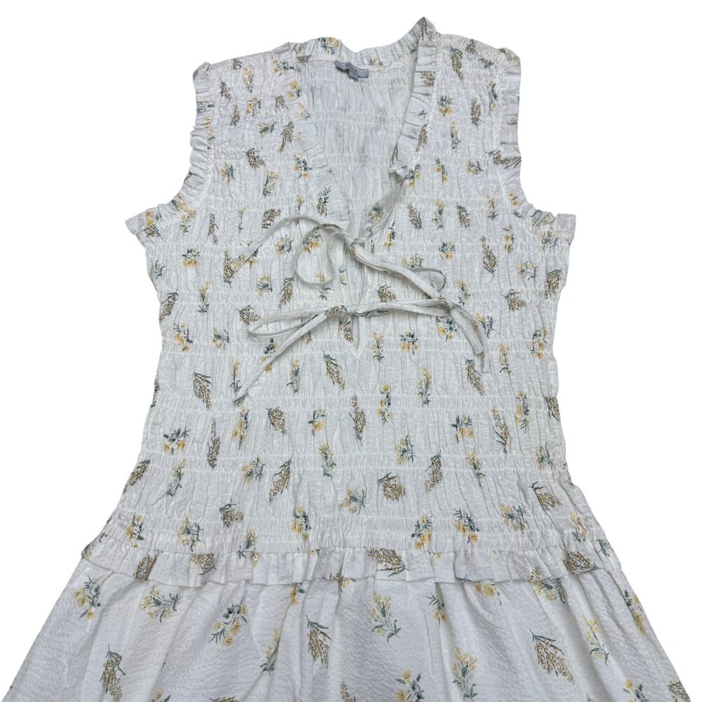 Rails Dion Mid Dress White Yellow Amaryllis Sleeveless Women's, Size L NWOT - Picture 3 of 9